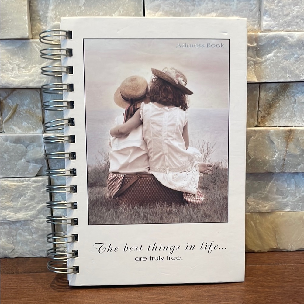 Address Book with Inspirational Quote